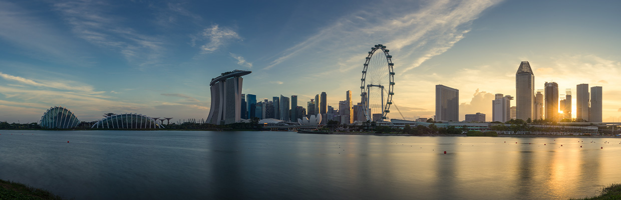 Singapore iconic building; the image used for Overseas Investment Plan